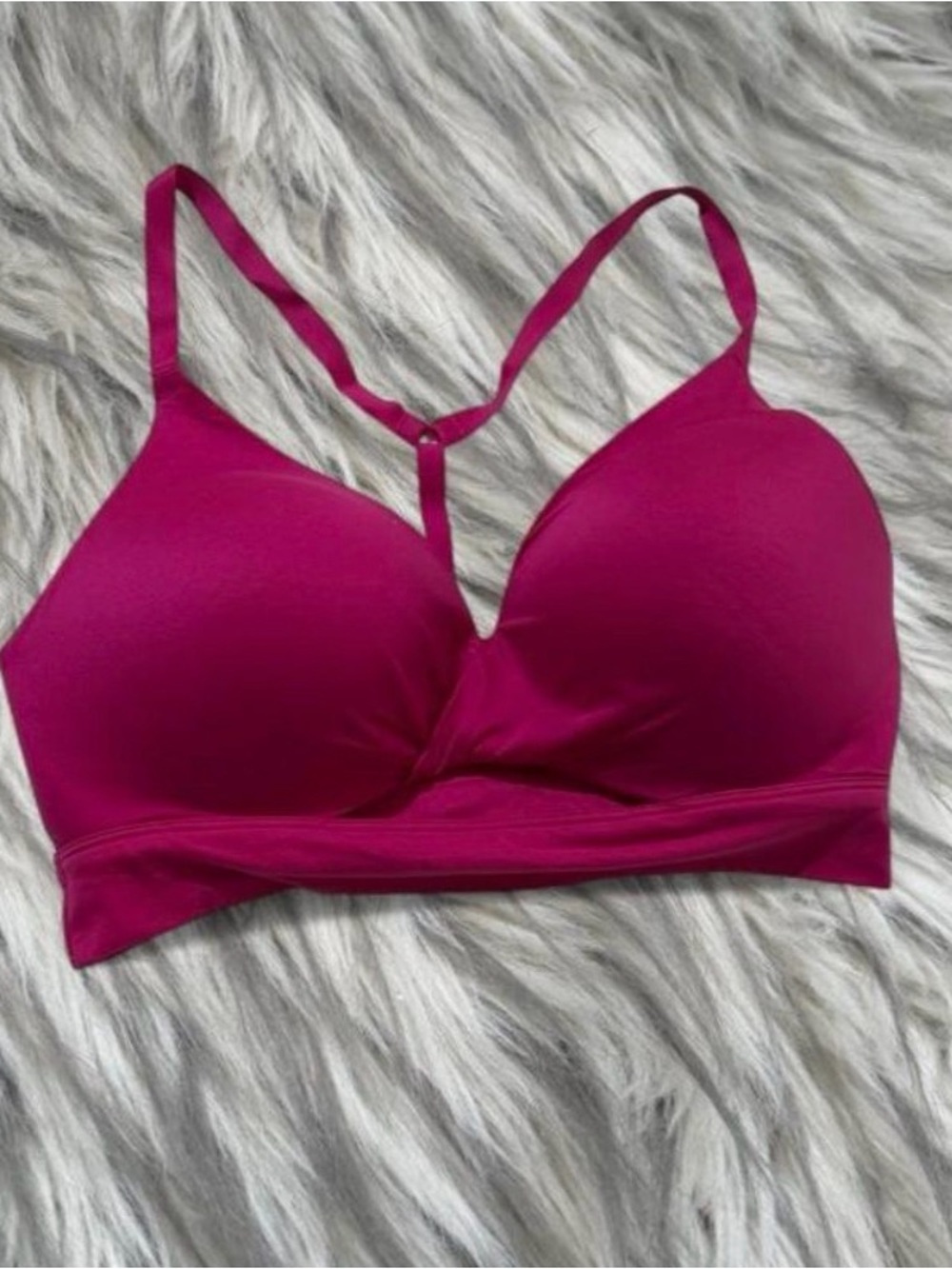 Victoria’s Secret Uplift No Wire Hot Pink Wireless Bra 36D